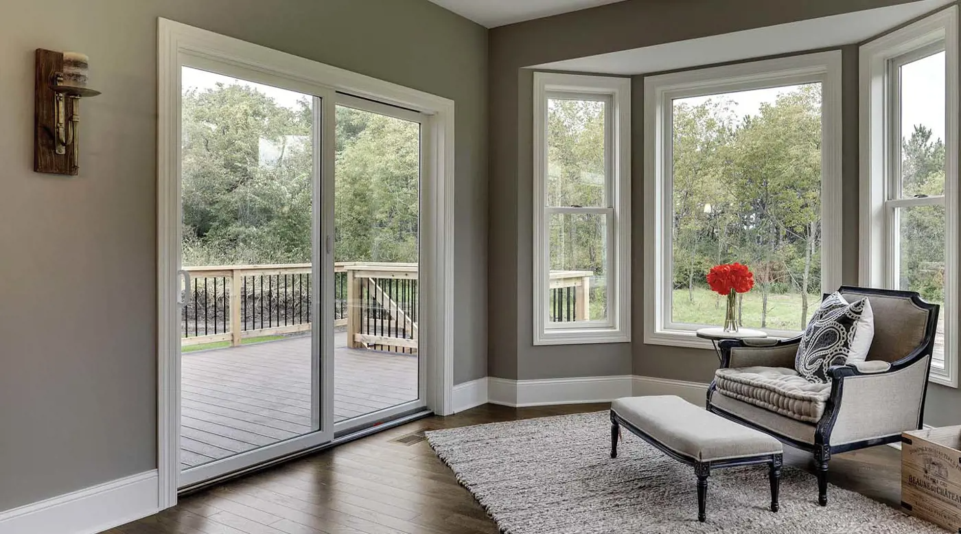 Sliding glass patio door