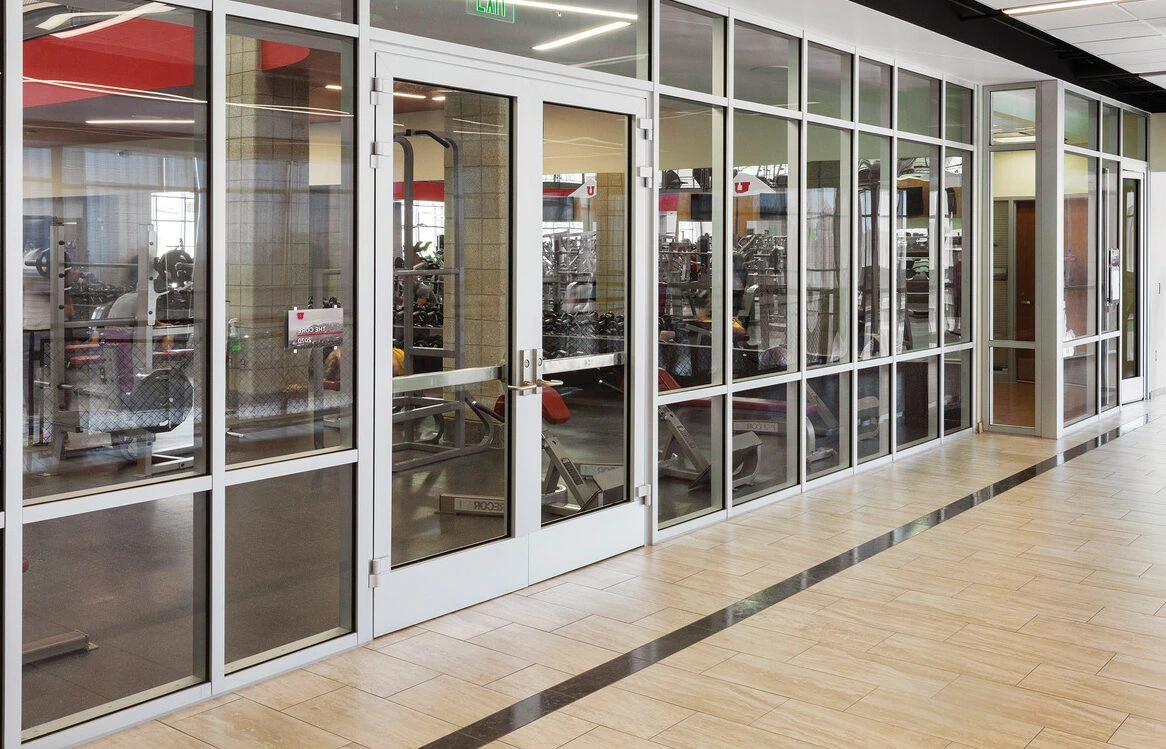 Full-glass storefront renovation